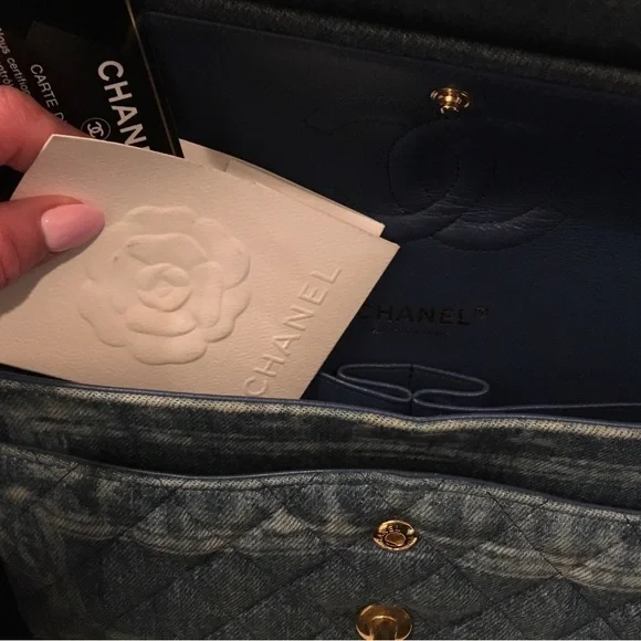 Chanel Classic 💙💙 Denim Flap Bag - exclusive collector piece!! ❌SOLD❌ - Picture 3 of 7